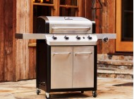 Char-Broil Professional Signature Series 4S 4-х горелочный, газовый гриль нержавеющая сталь