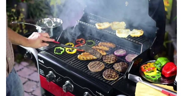 Char Broil Hybrid Gas Charcoal 74 900