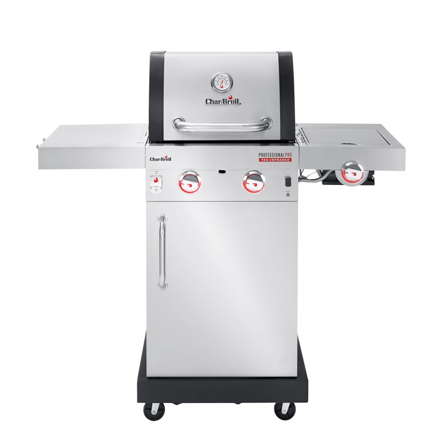 Купить Char-Broil Professional PRO 2S 2-х горелочный, газовый гриль  нержавеющая сталь по цене 84 900 руб в Москве - Академия гриль